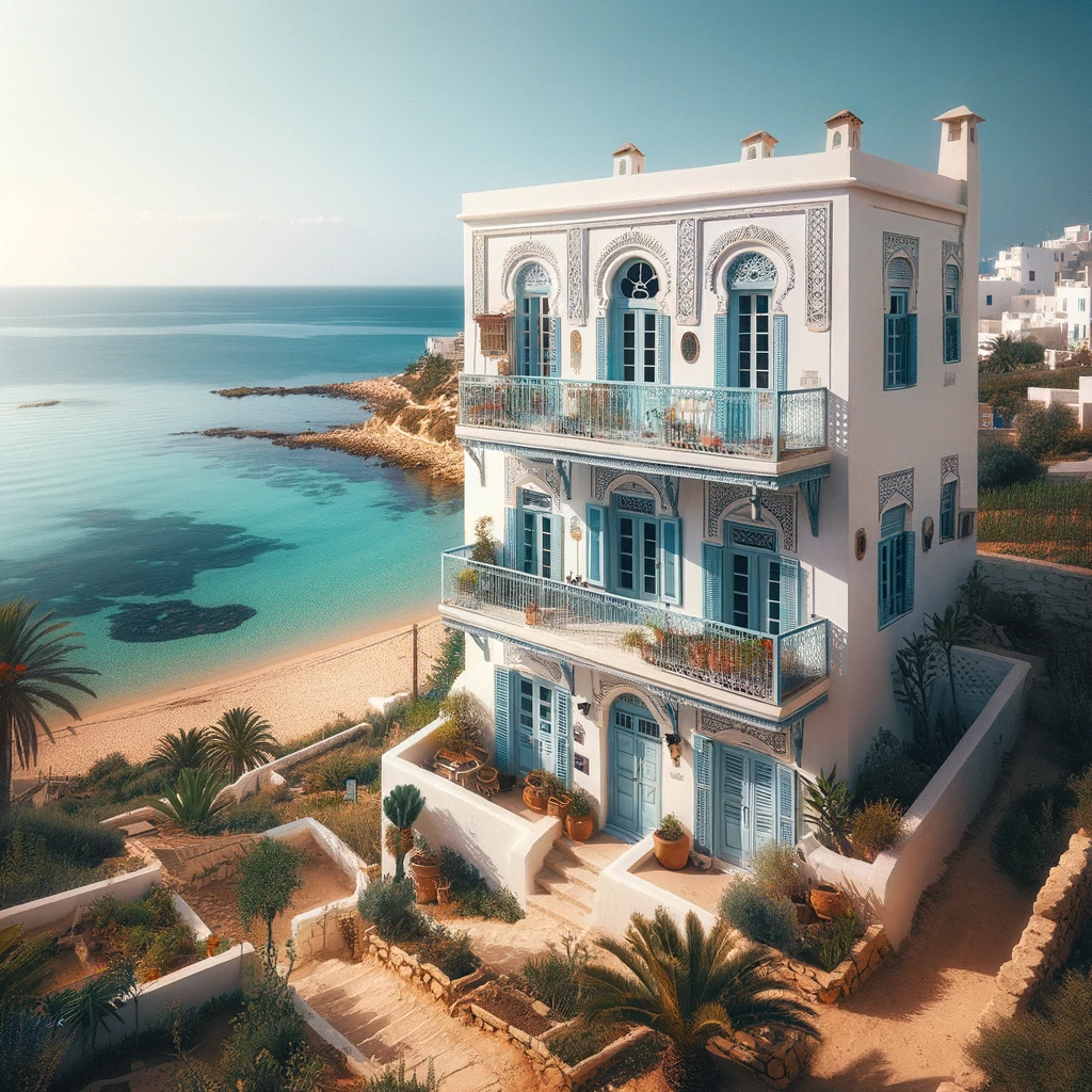 maison avec vue sur mer