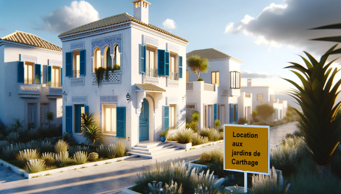Location de Luxe aux Jardins de Carthage