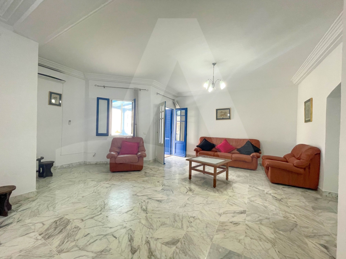 Location d'un appartement S+3 Meublé avec une terrasse vue mer à Gammarth image 8