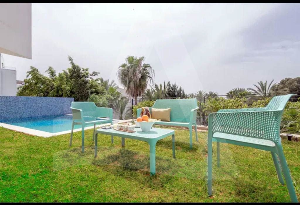 Location d'une splendide villa meublée  à Gammarth image 0