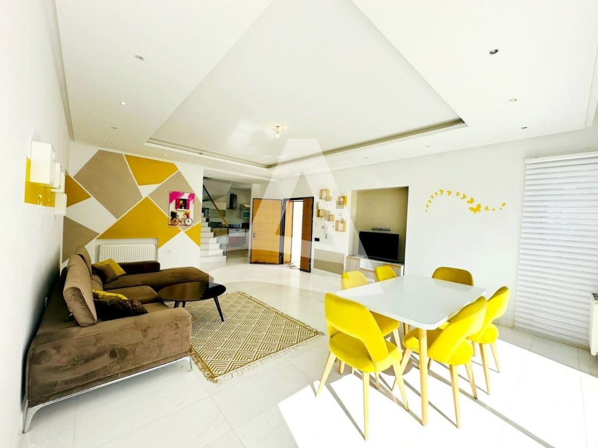 Magnifique duplex S3 meublé avec piscine à Carthage image 2
