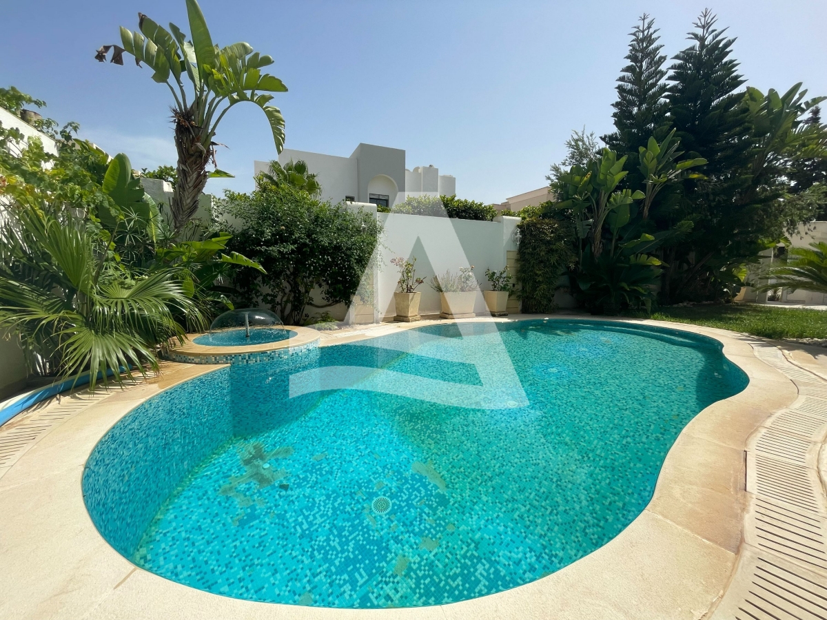 Location d'une villa de type S5 à Gammarth image 9