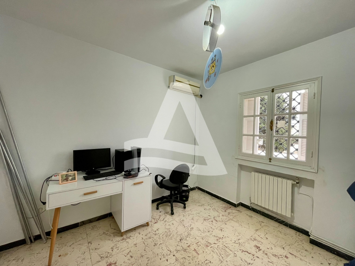 Location d'un étage de villa meublé à la Marsa image 1