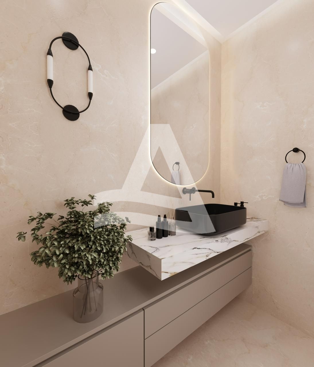 Penthouse sur plan à vendre à la Marsa image 1