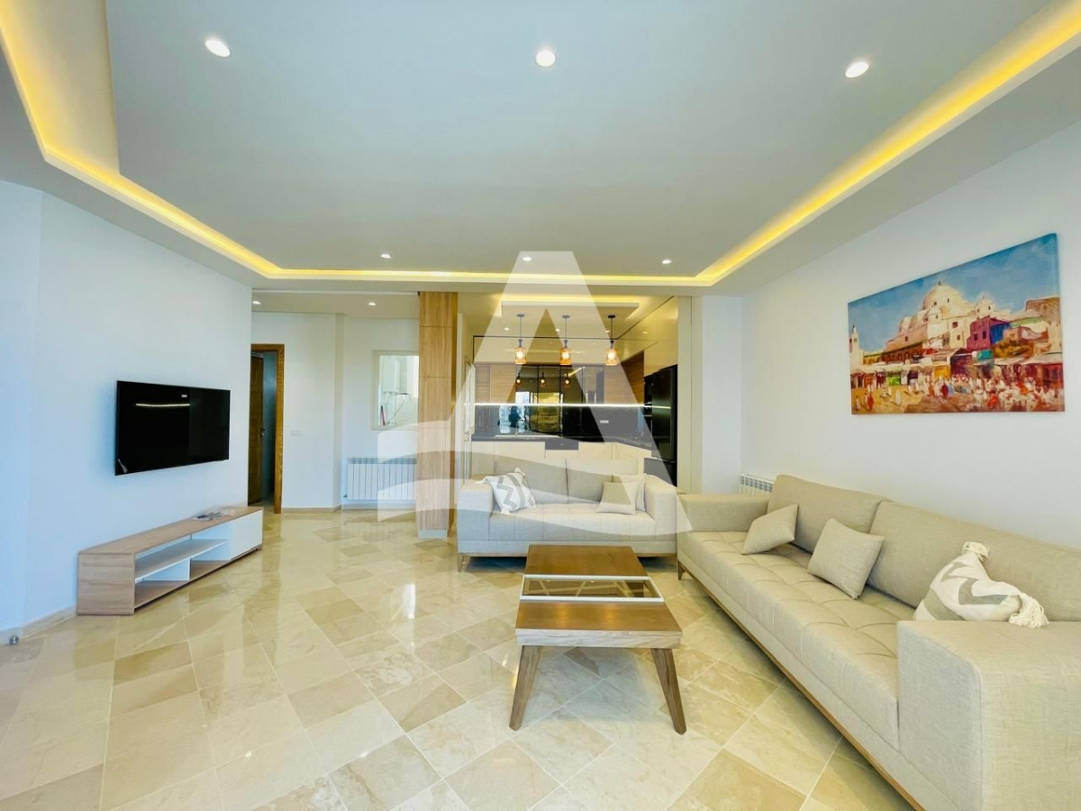 Appartement S2 meublé vue mer à la Marsa image 1