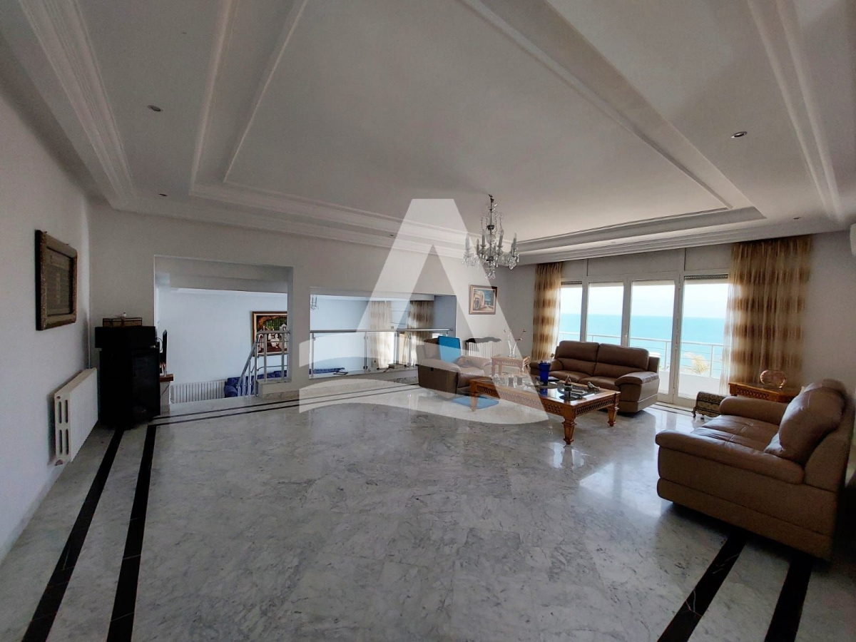Appartement S3 meublé vue sur mer à la Marsa image 3