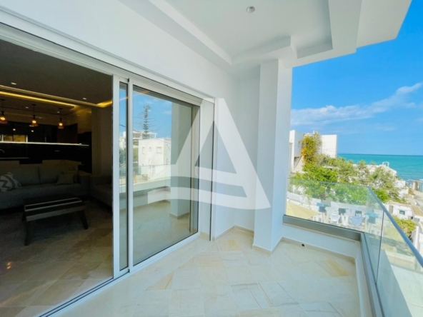 Appartement S2 meublé vue mer à la Marsa image 0