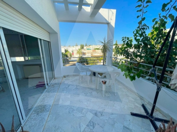 Location d'un appartement S3 meublé à la Marsa image 0