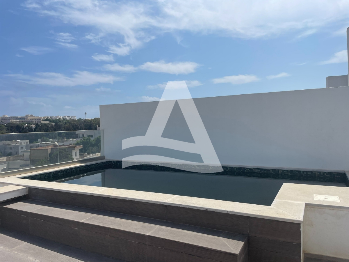 Location d'un triplex  avec piscine à Gammarth image 15