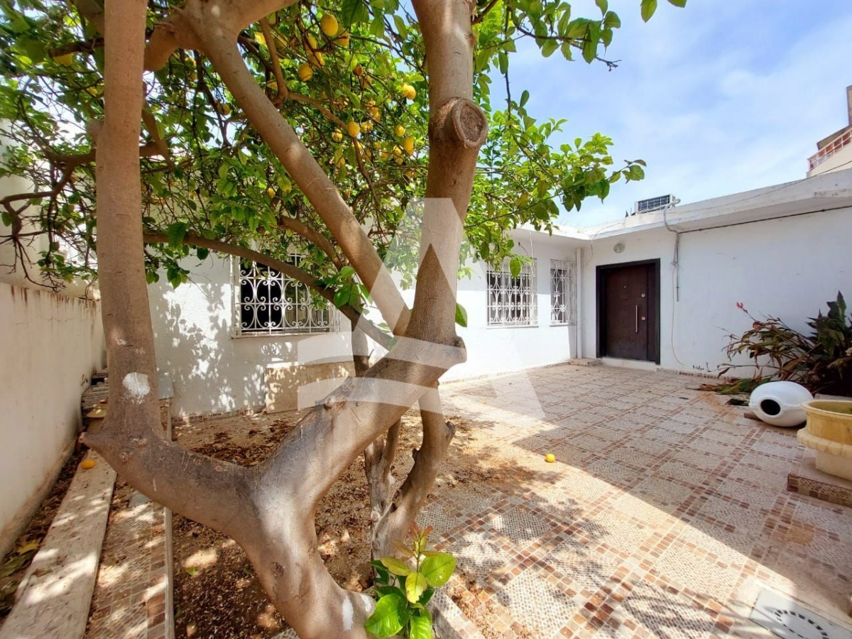 Un RDC avec terrasse S2 vide à la Marsa image 1