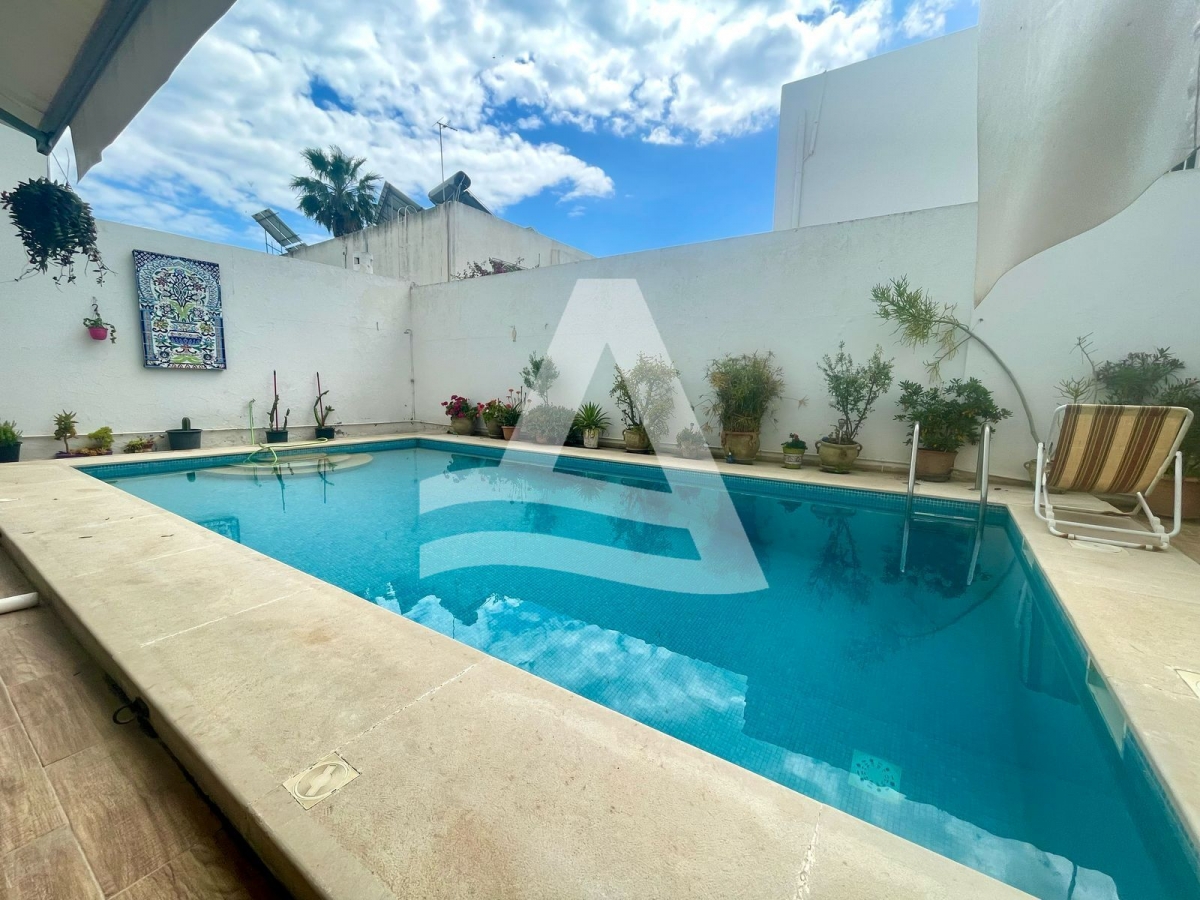 Une villa à louer à la Marsa image 1