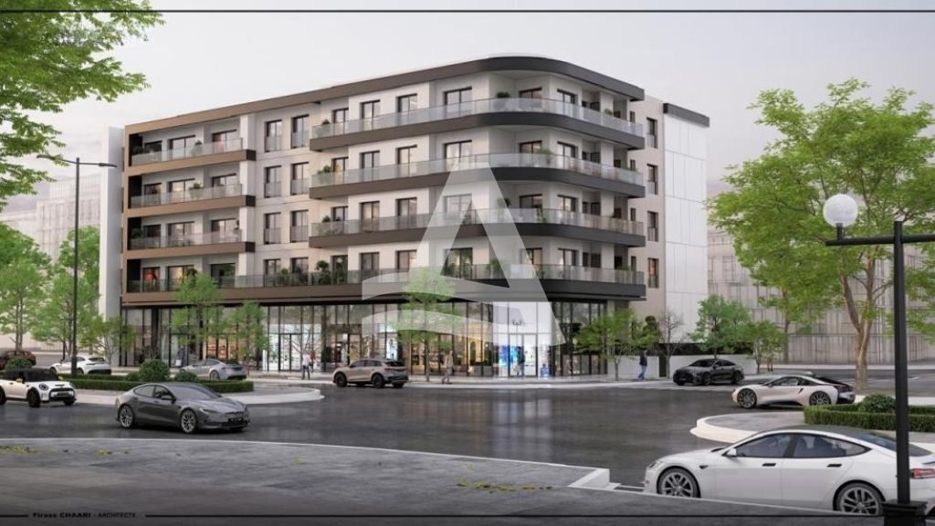 vente  Appartement s+1  sur plan aux jardins de Carthage image 1