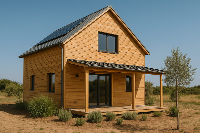 Maison écologique en bois tunisie